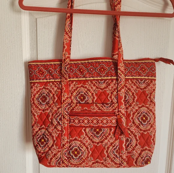 Vera Bradley Laptop Backpack NWT In The Pattern Paprika s-l400.jpg main image 2